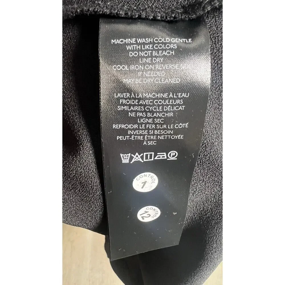 Anthropologie Cowl Neck Strappy Black Smocked Bodycon Event Party Dress Sz S NEW - Picture 12 of 14